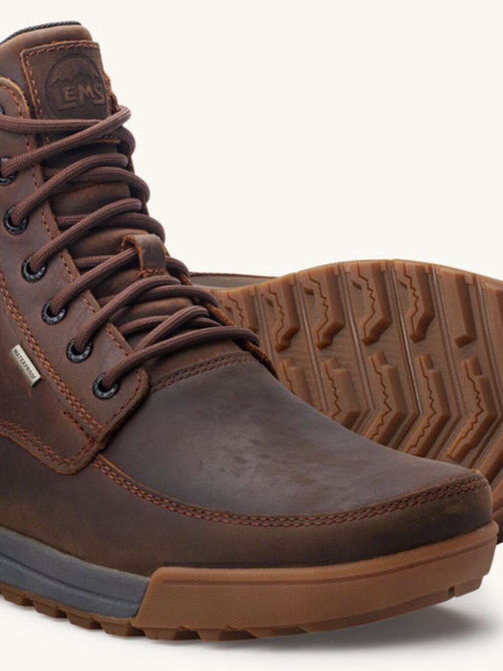 NEW Lems Mens Boulder Summit Waterproof boots choose size rugged bark shoe